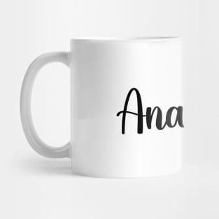 Anastasia, Typography Name Mug